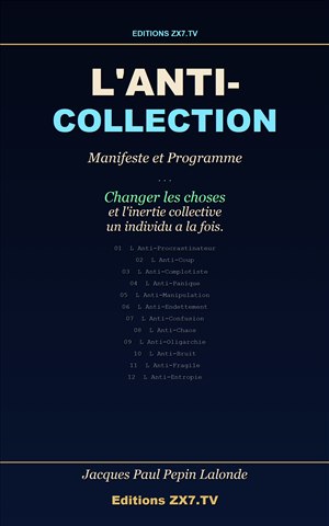 Couverture L'Anti-Collection — Manifeste et Programme