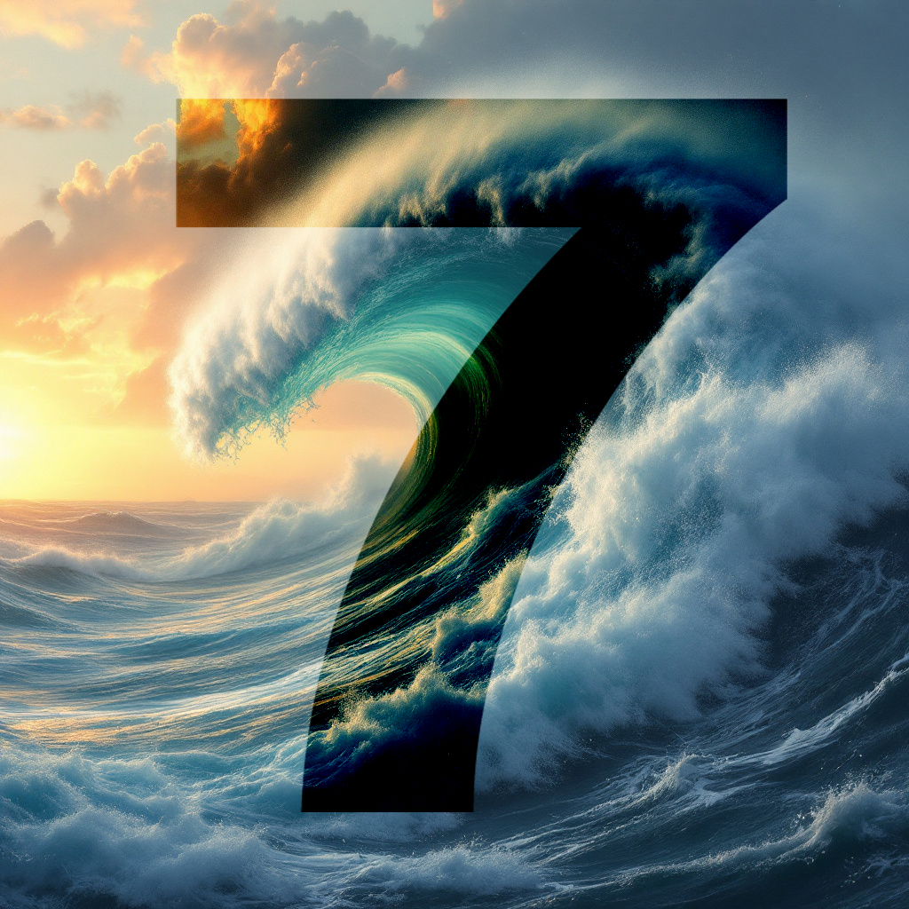 Représentation abstraite des vagues d'évolution